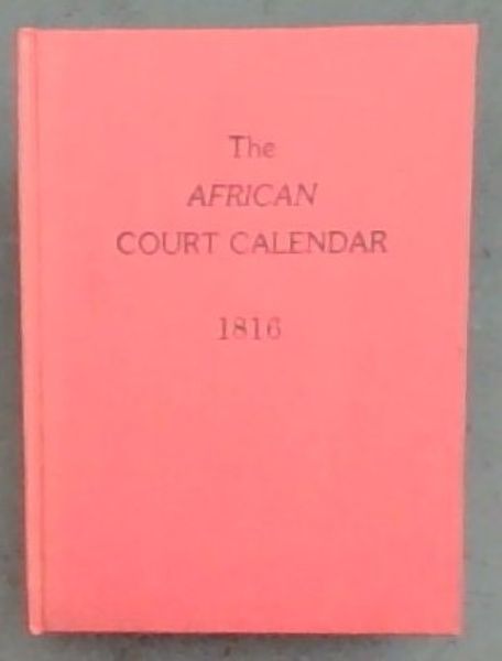The African Court and Directory, for MDCCCXVI for the year 1816, Series No. 15.