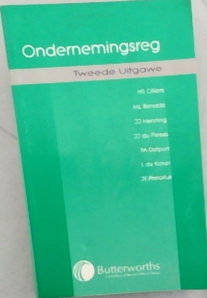 Image for Ondernemingsreg - Tweede Uitgawe Ondernemingsreg - Tweede Uitgawe