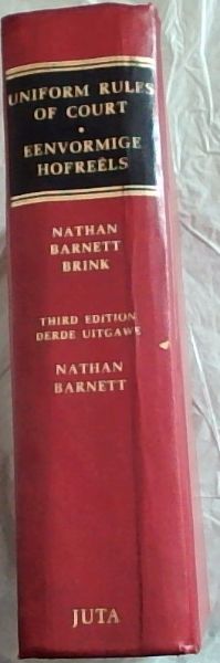 Eenvormige Hofreels / Uniform Rules of Court