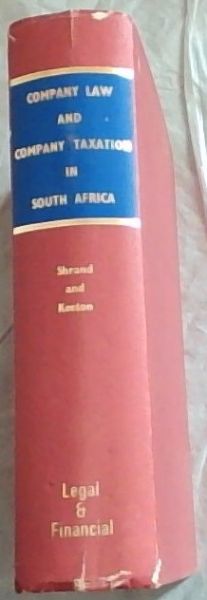 Company law and company taxation in South Africa