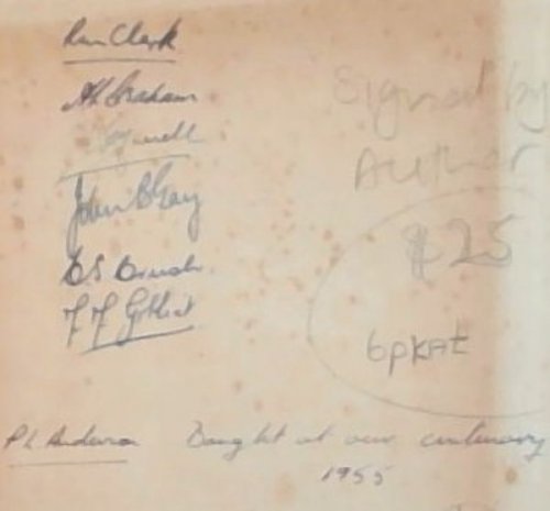 ST. Andrew's College Grahamstown (Signed by the author R.F. Curry)