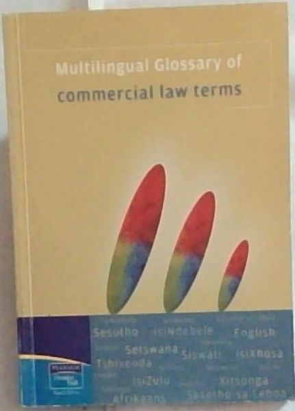 Multilingual Glossary Of Commercial Law Terms