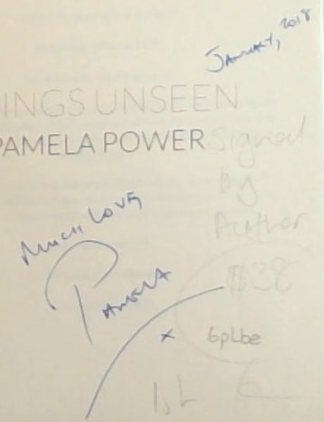 THINGS UNSEEN - (Signed by the author Pamela Power)