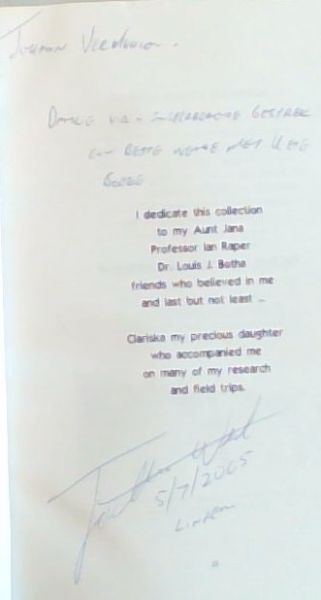BREAKING LEGACY: Freeing Breaker Morant with verse (Signed by Jonathan West)