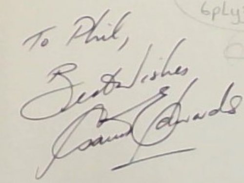 GARETH: An Autobiography (Signed by the Author Gareth Edwards)