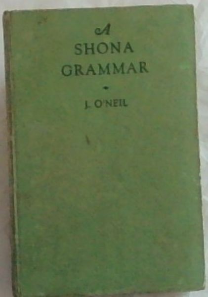 A SHONA GRAMMAR - Zezuru Dialect