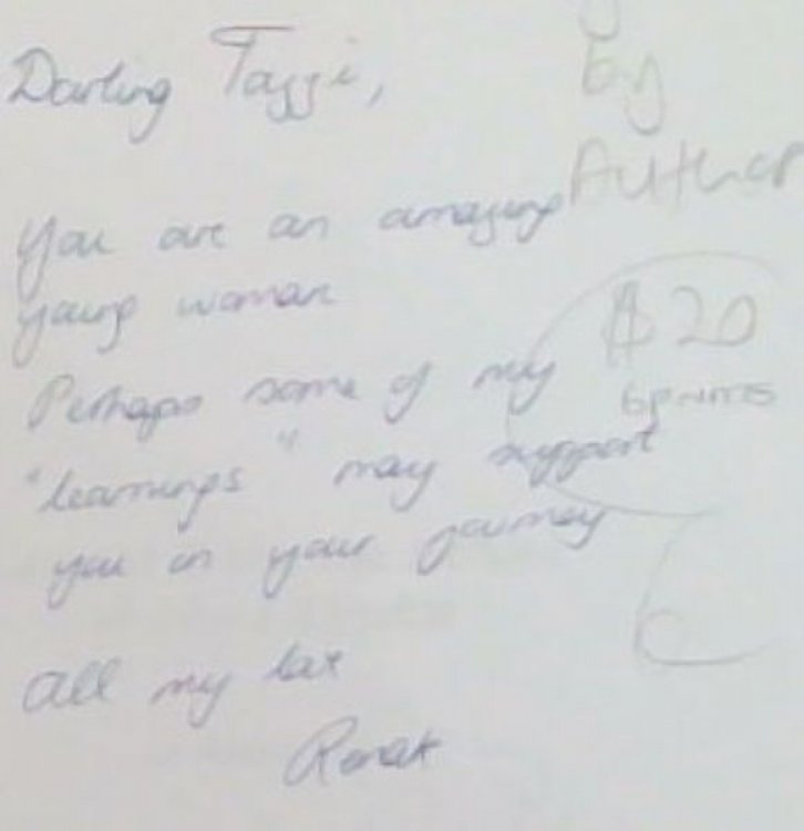 Lessons From The School of Hard Knocks! (Signed by the author Dr Renate Volpe)