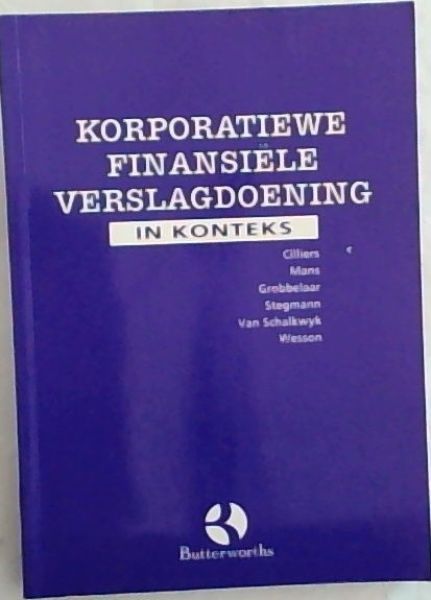 Korporateiewe Finansiele Veslagdoening in Konteks