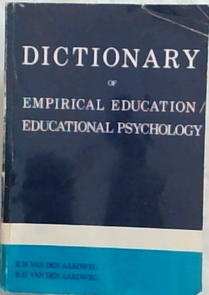 Dictionary of empirical education/educational psychology