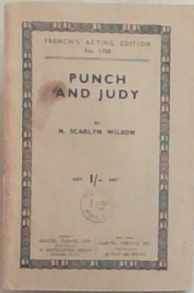 PUNCH AND JUDY: French Acting Edition no. 1708