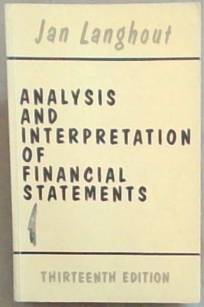 Analysis and Interpretation Of Financial Statements