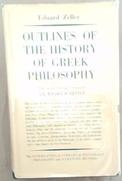 Outlines of the History of Greek Philosophy
