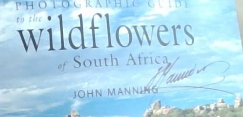 Photographic Guide to the Wildflowers of South Africa (Signed by the author John Manning)