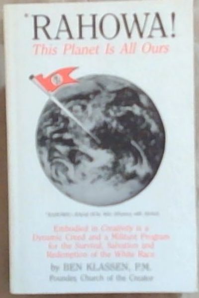 RAHOWA! This Planet is All Ours