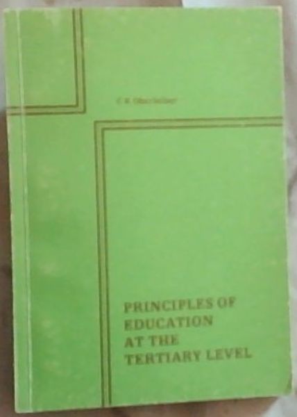 Principles of Education at the Tertiary Level
