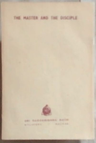 The Master And The Disciple