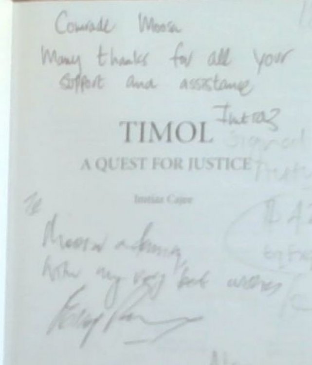 Timol: A Quest for Justice (Signed by the author and inscribed by Essop Pahad)