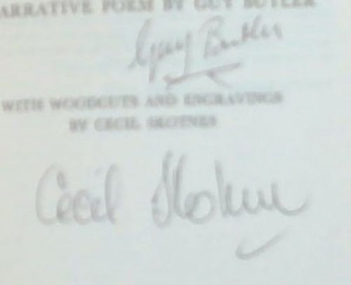 Pilgrimage to Dias Cross: A narrative poems By Guy Butler with Woodcuts and Engravings By Cecil Skotnes (Signed by both Guy Butler and Cecil Skotnes)
