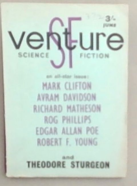 Venture Science Fiction: British edition No 22 June 1965 / In Australia August 1965