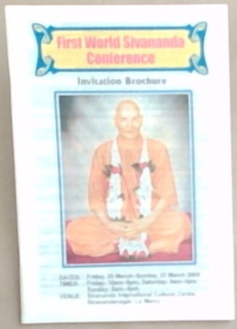 First World Sivananda Conference: Invitation Brochure