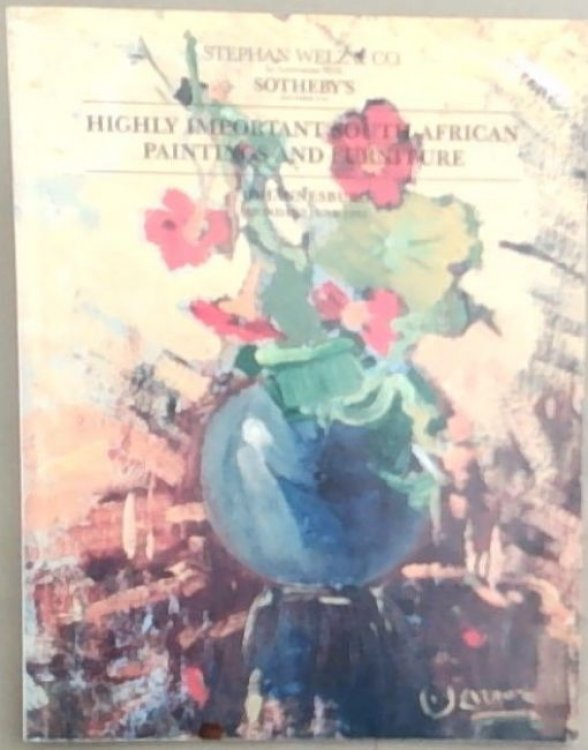 Highly Important South African Paintings and Sculpture: Fine Cape Furniture: From The Collection of the Late George Harwood - Day of Sale - Monday 7, June 1993 at 8.30pm. At Our Art Gallery