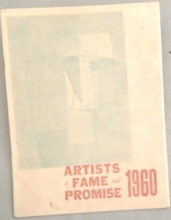 Artist of Fame and Promise 1960
