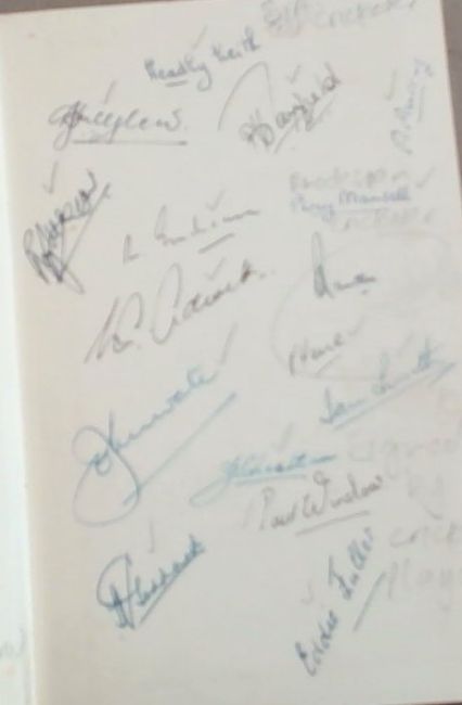 Behind The South African Tests (Signed by most of the S.A. Greats of this era - The Cricket players of the Year 1955)