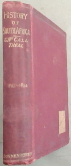 History Of South Africa 1795 - 1834