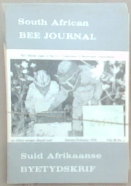 South African BEE JOURNAL / Suid Afrikaanse BYE TYDSKRIF : Set of 5 volumes: Volume 48 - Numbers 1 / 2 / 4 /5 / 6
