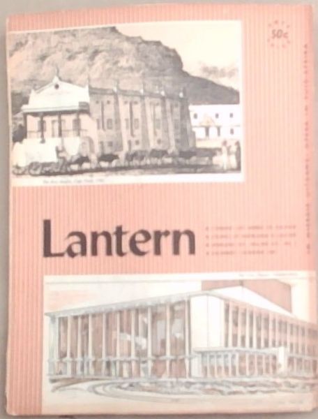Lantern - Tydskrif vir Kennis en Kultuur / Journal of Knowledge and Culture: Volume 13 Numbrer 2 Desember 1963