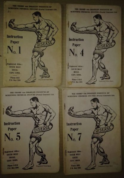 The Tromp Van Diggelen Institute Of Scientific Physical Culture (Postal Courses) Limited. (Set of 6 Volumes - Number 1,4,5 ,6,7,9)
