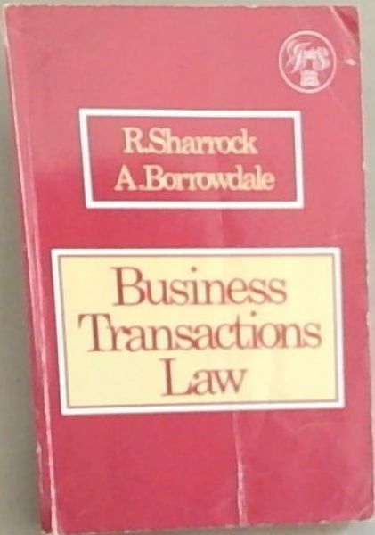 Business transactions law (Juta's legal guide series)