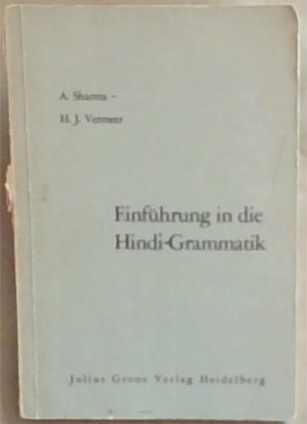Einfuhrung in die Grammatik der modernen Hindi (Studienausgabe) 2 Auflage (German Edition)
