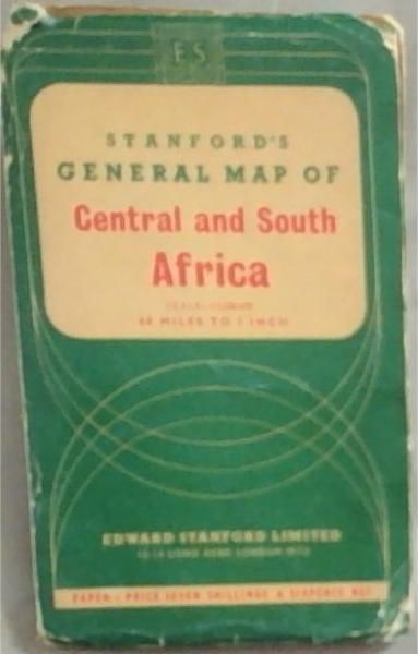 Stanford's General Map Of Central And South Africa: Kenya and Congo All the way down To South Africa. With an insert of Madagascar. Scale-1:5,500,000. 88 Miles To 1 Inch.