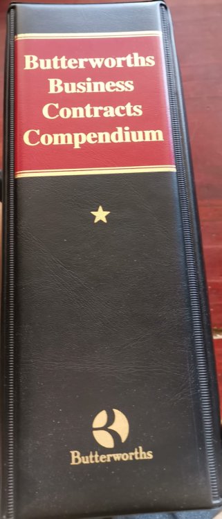 Butterworths Business Contracts Compendium: Service Issue - 4 as at the 31 of March 1998