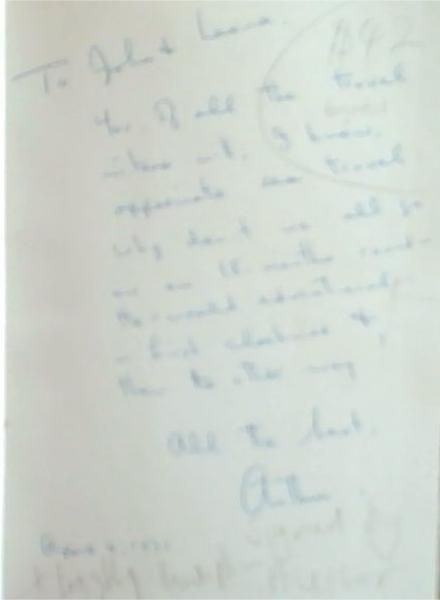 Europe the Mailship Way (Signed by the author Arthur Goldman)