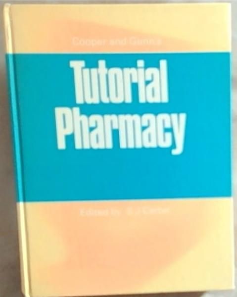 Cooper and Gunn's Tutorial pharmacy