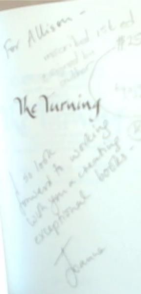 The Turning: Poems from my life on my 50th birthday (Signed and Inscribed by the author Joanne Fedler)