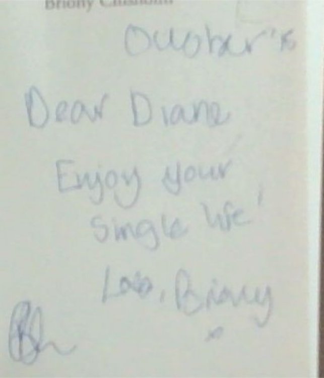 One Night Only (Signed and Inscribed by the author Briony Chisholm)