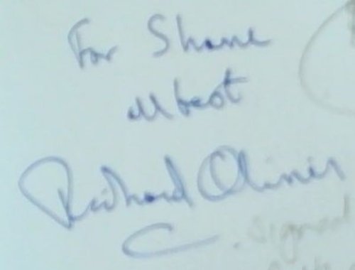 Inspirational leadership: Henry V and the muse of fire : timeless insights from Shakespeare's greatest leader (Signed by the author Richard Olivier)