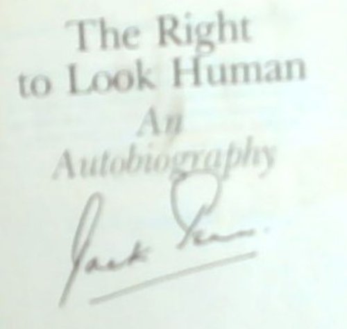 The Right To Look Human: An Autobiography