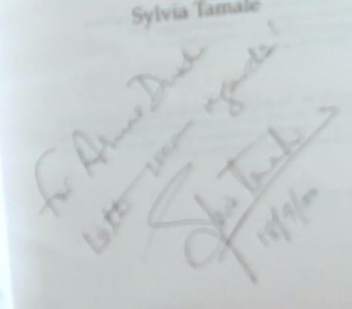 When Hens Begin to Crow: Gender and Parliamentary Politics in Uganda (Signed and Warmly inscribed by the author Sylvia Tamale)