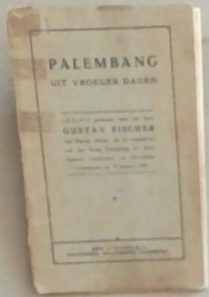 Palembang Uit Vroeger Dagen