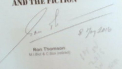 Elephants Conservation: The Facts and the Fiction (Signed by the author Ron Thomson)