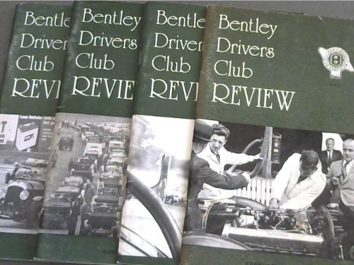 The Bentley Drivers Club Review . 4 Volumes : Jan, Apr, Jul, Oct. 1966