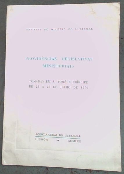 Providencias Legislativas Ministeriais