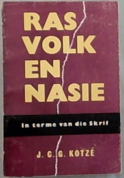 Ras Volk En Nasie; In terme van die skrif