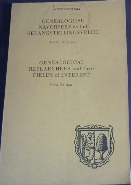 Genealogical Researchers & their Fields of Interest