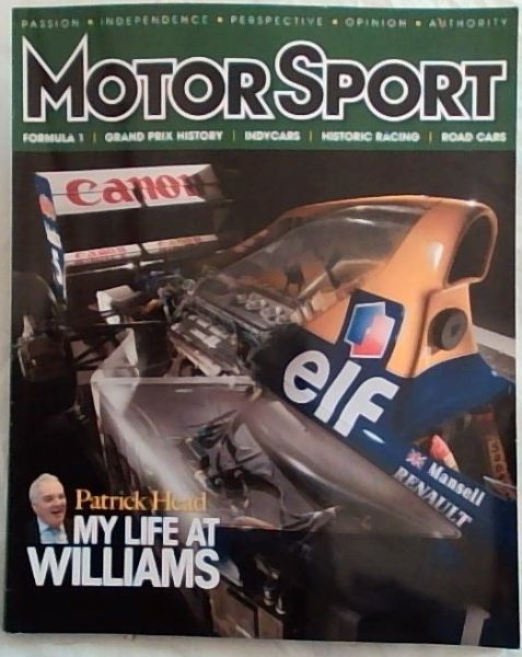 MotorSport: Patrick Head & Williams; Lotus 92; Mercedes In F1 March 2012 Vol.88 No.3