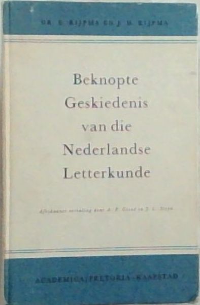 Beknopte Geskiedenis van die Nederlandse Letterkunde